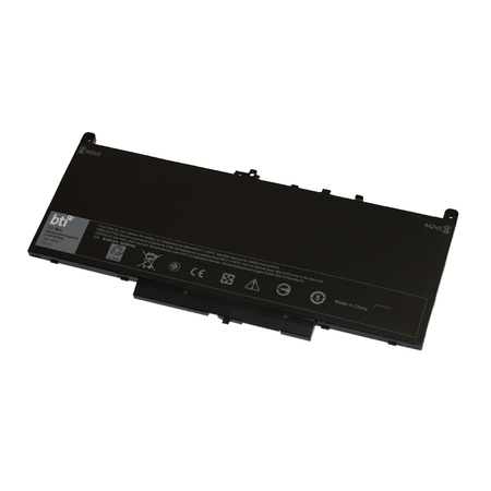 BATTERY TECHNOLOGY Replacement Lipoly Notebook Battery For Dell Latitude E7270, E7470 451-BBSY-BTI